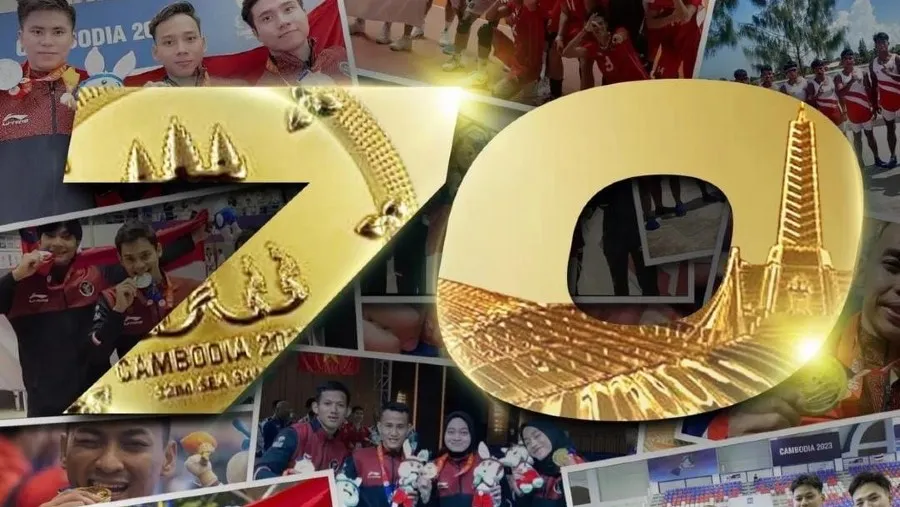 Tembus Target Jokowi, Indonesia Raih 70 Emas di Sea Games 2023